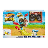 Hot Wheels Monster Trucks Destruye La Torre Mattel