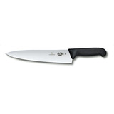 Victorinox Cuchillo Para Trinchar Fibrox, 25 Cm , Negro