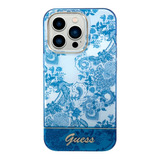 Funda Guess Toile Azul Compatible Con iPhone 14 Pro Max