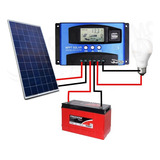 Controlador Solar Duplo Usb 100a Mppt Display Lcd