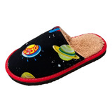 Súper Pantufla Infantil Menganita - Algodón + Full Corderito