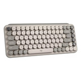 Teclado Mecánico Inalámbrico Logitech Pop Keys Mist Español