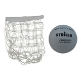 Red De Voley 5mts + Pelota Striker Voleibol