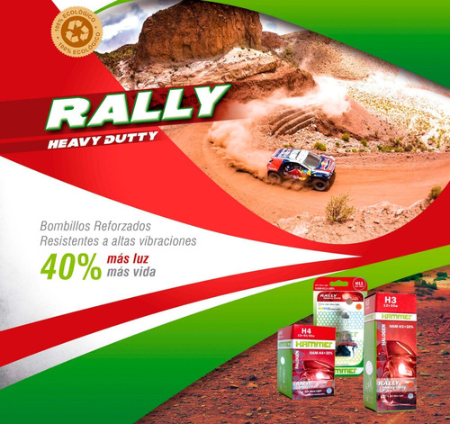 Bombillo H1 Rally 12v 55w 40% Mas Luz Hammer Par Foto 3