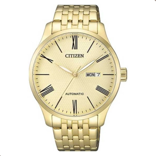 Relógio Citizen Masculino Automático Dourado Tz20804g