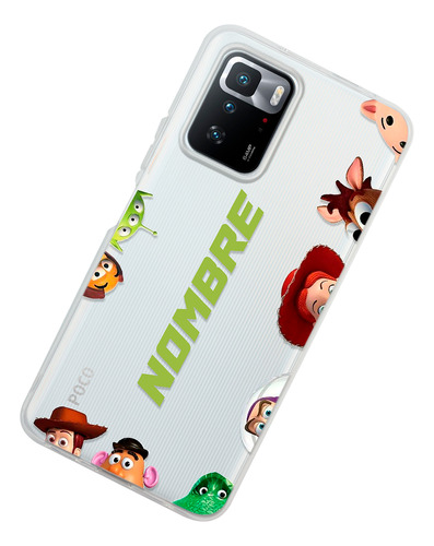 Funda Para Xiaomi Personajes Toy Story Personalizado Nombre