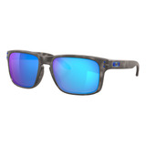 Anteojos De Sol Polarizados Oakley Holbrook Standard Con Marco De O Matter Color Matte Black Tortoise, Lente Sapphire De Plutonite Prizm, Varilla Matte Black Tortoise De O Matter - Oo9102