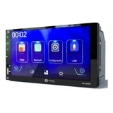 Radio Doble Din Hk-2002cp Car Play Android Auto