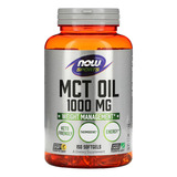 Óleo Mct 1000mg Now Foods 150 Softgels Importado