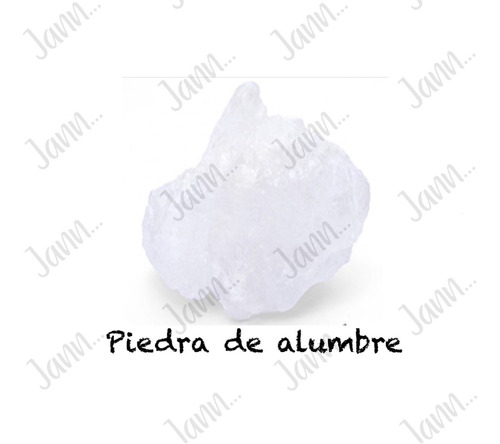 Piedra Alumbre 100% Natural, Pura 500g.