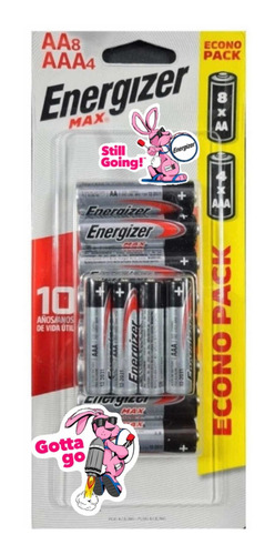 Pila Energizer Max Aa Y Aaa 10 Piezas Alcalinas