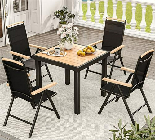 Set De Comedor Plegable Para Patio