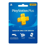 Tarjeta Plus 12 Meses - Playstation Plus 1 Año - Usa