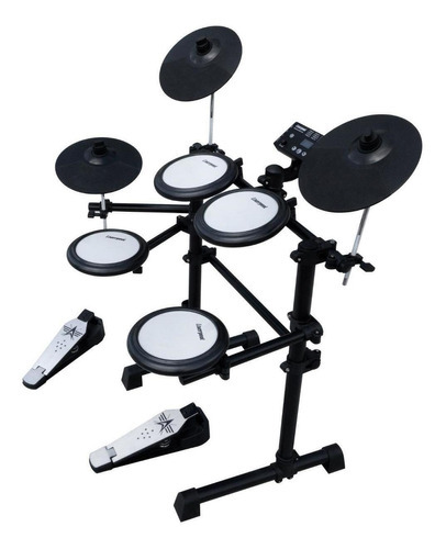 Bateria Eletrônica Liverpool Electronic Drum One 10901 Cor Preto