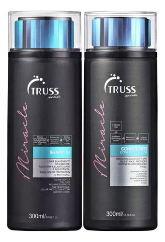 Kit Truss Miracle Shampoo 300ml E Condicionador 300ml