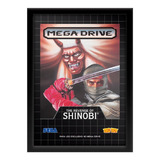 Quadro Capa The Revenge Of Shinobi Sega Mega Drive Tectoy A3