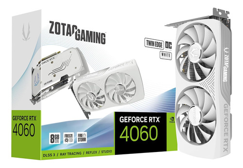 Zotac Gaming Geforce Rtx 4060 8 Gb Twin Edge Oc White Edit..