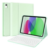 Funda Con Teclado Tqq / Para iPad 10.9  / Green