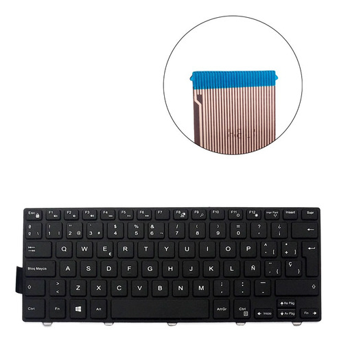 Teclado Para Computador Portátil Dell Inspiron 14-3451