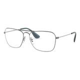 Ray Ban Rb3610v 2502 Caravan Gunmetal Plata