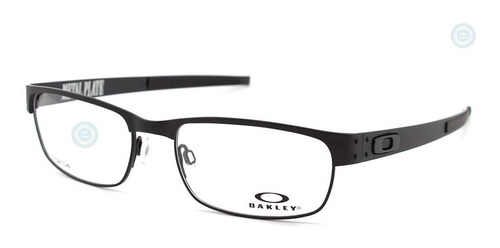 Lentes Oakley Metal Plate 5038 05 Titanio Matte Black Nuevo