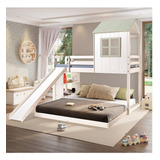 Beliche Queen Montessoriano Cabana Family Com Escorregador E