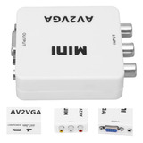 Mini Conversor Vga Para Av Rca Áudio E Vídeo - Vga2av