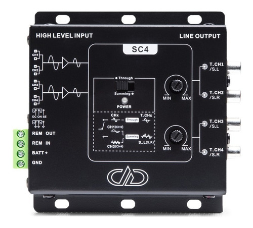 Convertidor De Señal Hi-low Dd Audio Sc4