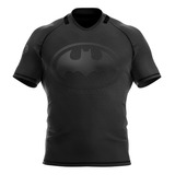 Batman Black Niños - Camiseta Rugby Kapho (4ac)