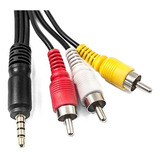 Cabo P2 St 4c + 3 Rca Niquel 2m