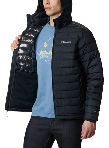 Campera Columbia Powder Lite Insulada Con Capucha