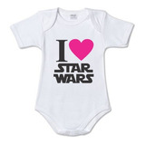 Body Bebe Princesa Leia Star Wars I Love 