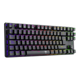 Teclado Gamer Mecánico T-dagger Bora T-tgk315 Rgb Blue Negro