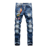 Jeans Dsquared2 Estilo Urbano Hip-hop De Moda Para Hombre