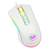 Mouse Gamer Redragon King Cobra Lunar White Rgb 24000dpi