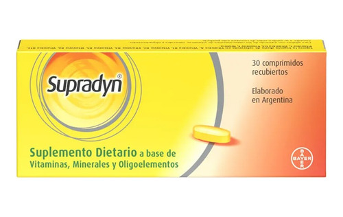 Supradyn Comp. Laqueados X 30  Vitaminas Y Minerales