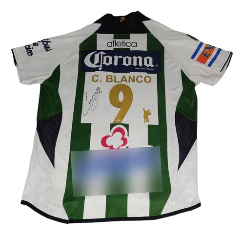 Jersey Santos Laguna 2008-09 25 Firmada Cuauhtémoc Blanco 