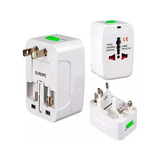 Adaptador Enchufe Ac Viajero / Convertidor Universal Europa 