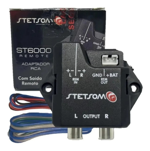 Adaptador Conversor De Fio Para Rca Stetsom St-6000