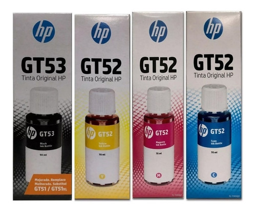 Tinta Hp Original X 4 Colores Inktank Gt5820 315 410 415 515