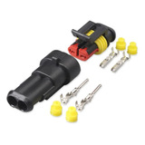 Set 5 Pares Conectores Eléctricos 2 Pines 12v Impermeable