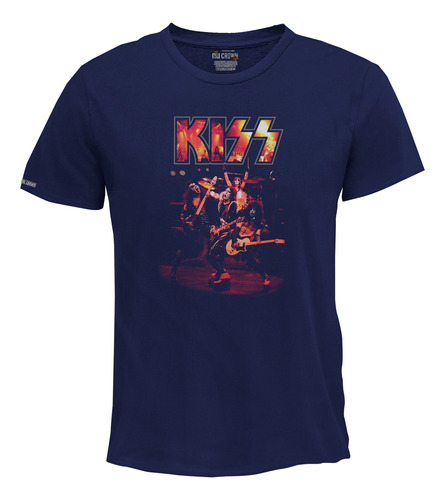  Camisetas Estampadas Kiss Logo Metal Rock Musica Hombre Bto