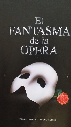 Programa Con Entrada Colección El Fantasma De La Ópera 2009