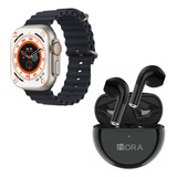 Smartwatch Serie 8 Ultra K800 Reloj Inteligente + Audifonos 