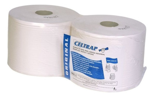 Bobina Rollo Papel De Limpieza Celtrap X 270 Mts. - 2 Un.