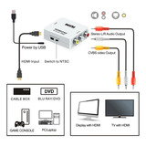 Convertidor Rca A Hdmi/av,  Dvd-ps4-xbox, Tv Viejo