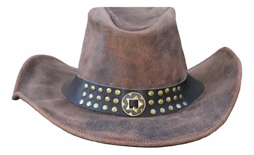 Sombrero Genuine Leather Cowboy - A Pedido_exkarg