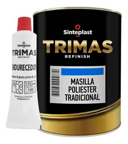 Masillaa Plasticaa Trimass Multiuso Para Autos/chapa 1 Kilo