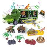 Juguete Vehículo Transportador Dinosaurio Para Niños Regalos