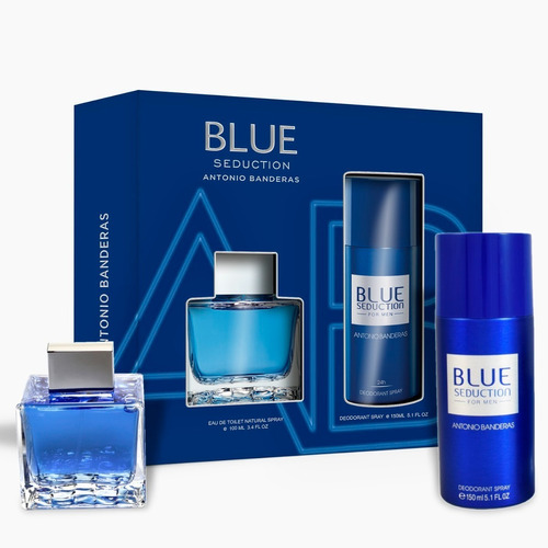 Perfume Hombre Blue Seduction Antonio Banderas 100ml + Desodorante